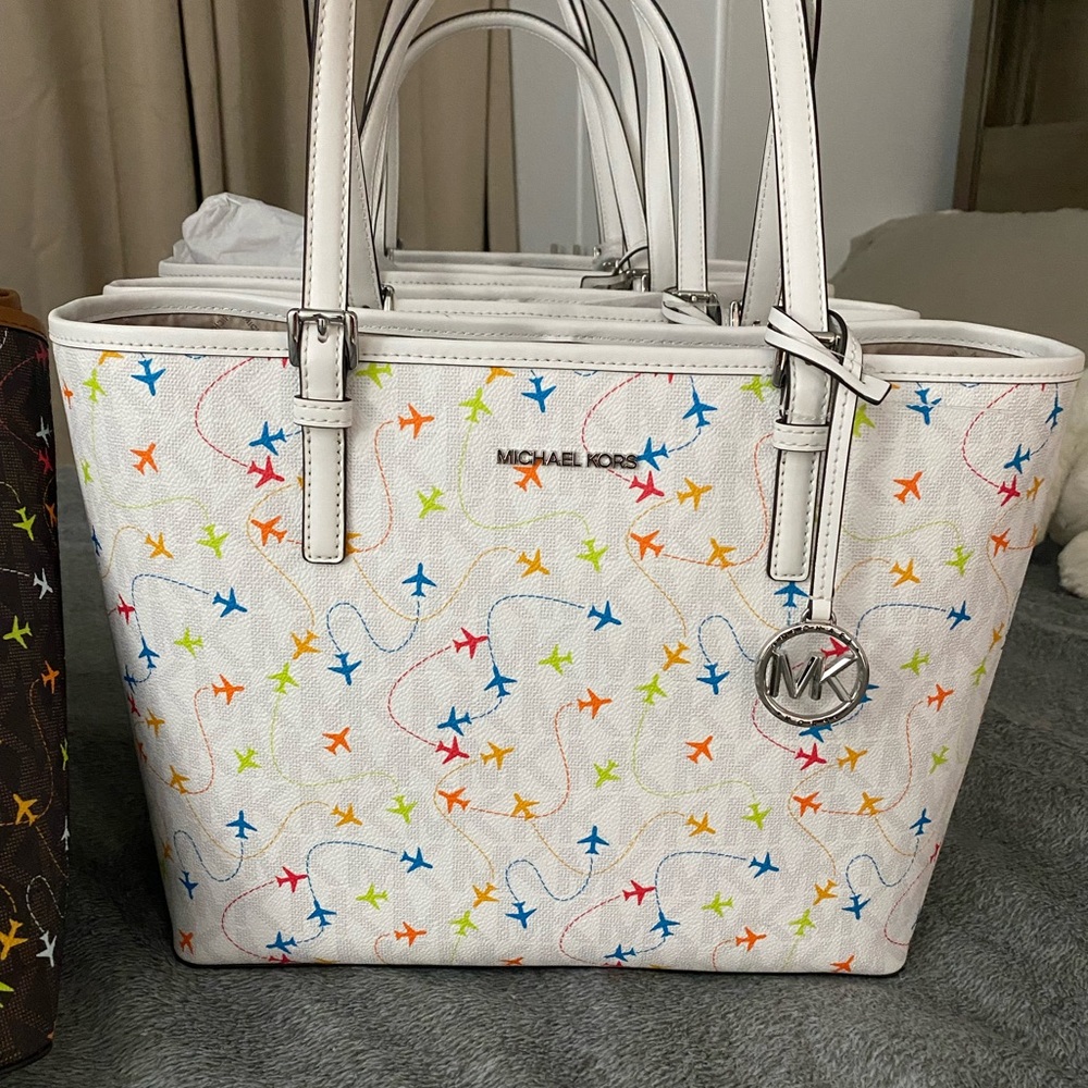 Michael Kors airplane tote
